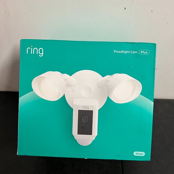 Ring Floodlight Cam Wired Plus Outdoor Camera White - Picture 1 of 1